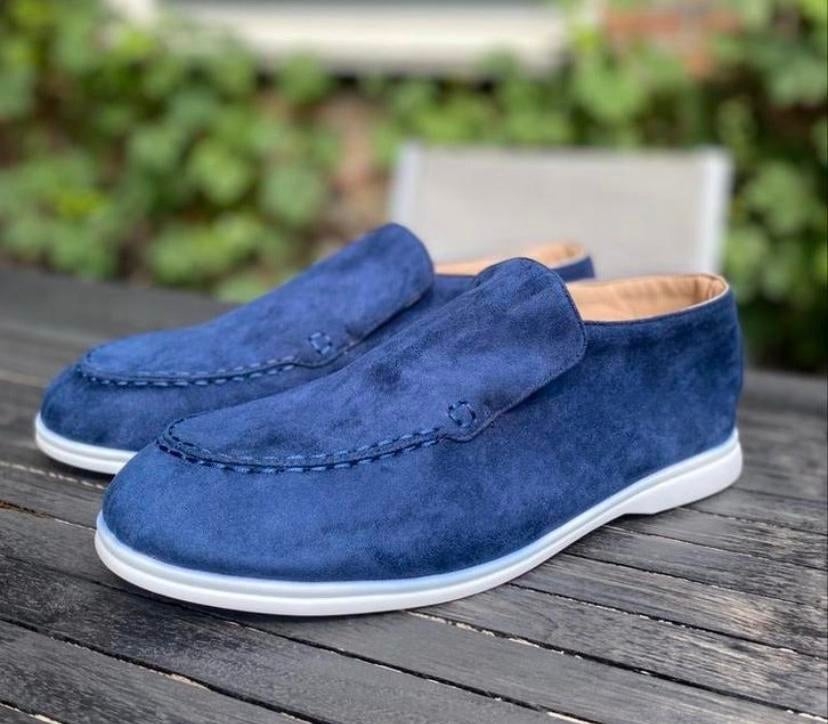Heren Loafers Blauw Maat 44, Loafers, Nieuw, Verzenden, Blauw