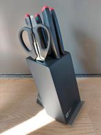 Nieuw messenblok Richardson Sheffield met 5 messen en schaar, Ophalen of Verzenden, Nieuw