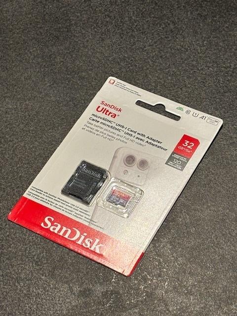 Sandisk Ultra Micro SDHC 32GB, MicroSDHC, 32 GB, Sandisk, Nieuw
