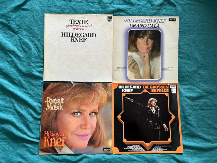 4 LP's Hildegard Knef (ook per stuk te koop), Cd's en Dvd's, Vinyl | Pop, Gebruikt, 1960 tot 1980, 12 inch, Ophalen of Verzenden