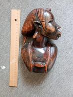 Houtsnijwerk buste beeld Afrika, Ophalen
