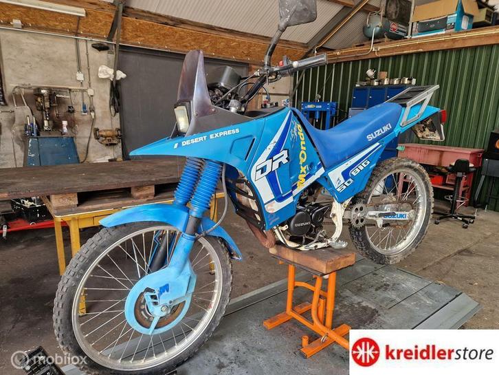 Suzuki DR50 Big zonder kenteken Dessert Express Dakar uitv., Fietsen en Brommers, Brommers | Crossbrommers, Gebruikt, Suzuki
