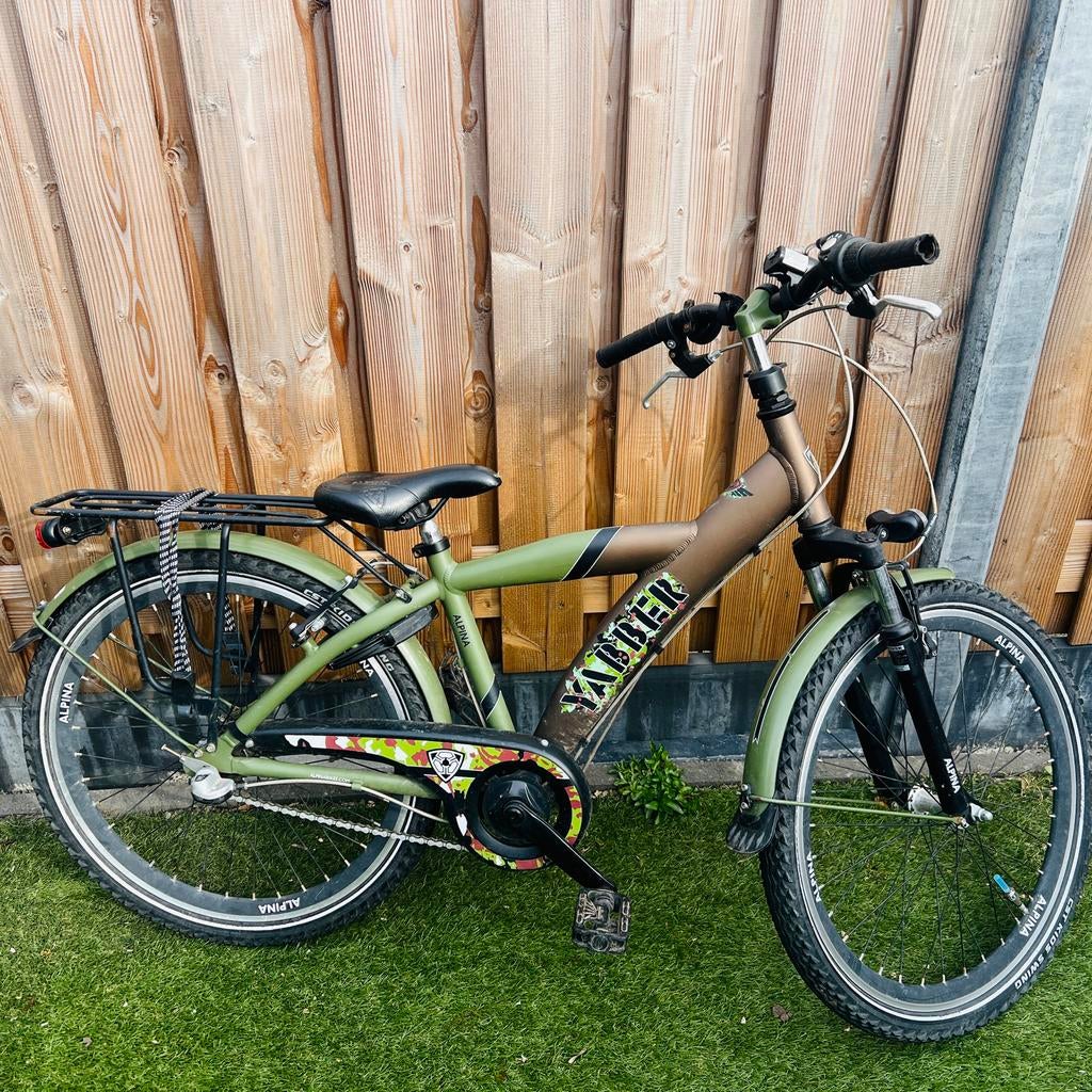 Alpina jongensfiets 24 inch met 3 versnellingen, Fietsen en Brommers, Fietsen | Jongens, Ophalen of Verzenden, Gebruikt, 24 inch
