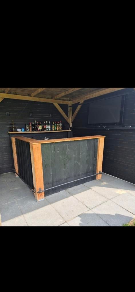 Robuuste buitenbar voor tuin of overkapping, Ophalen