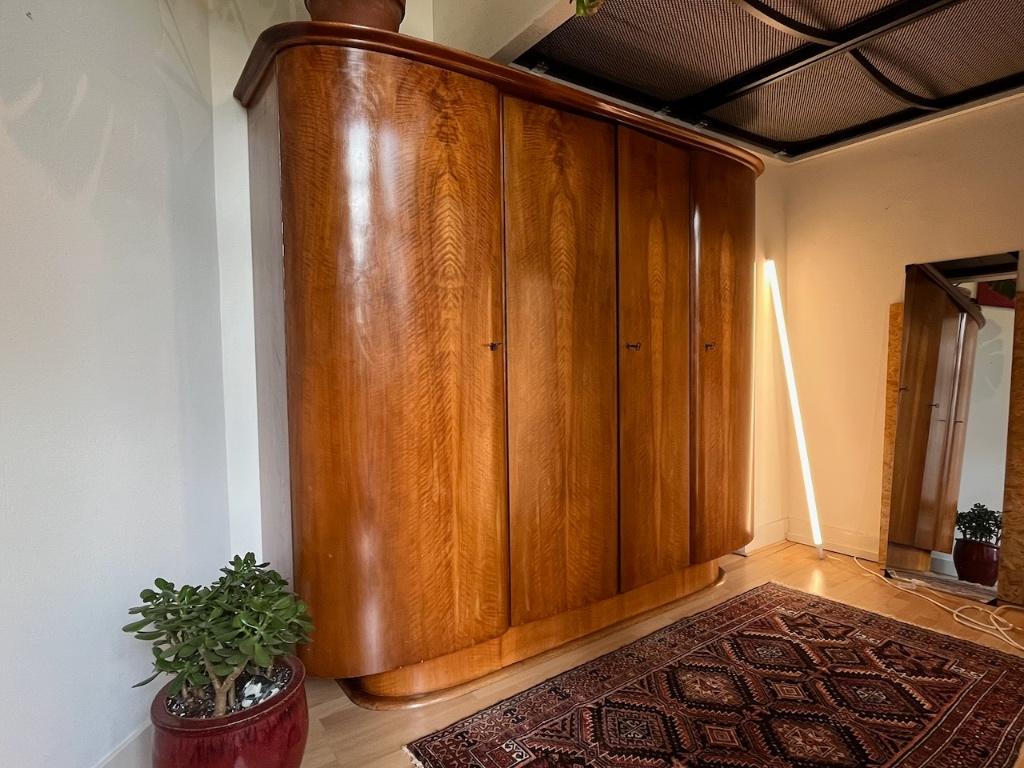 Prachtige antieke mahonie kast – handgemaakt – vintage, Ophalen