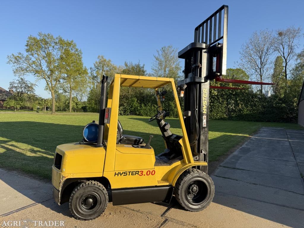 Hyster 3 tonner lpg heftruck triplex 6M freelift Sideshift, LPG, Heftruck, Ophalen of Verzenden, Hyster