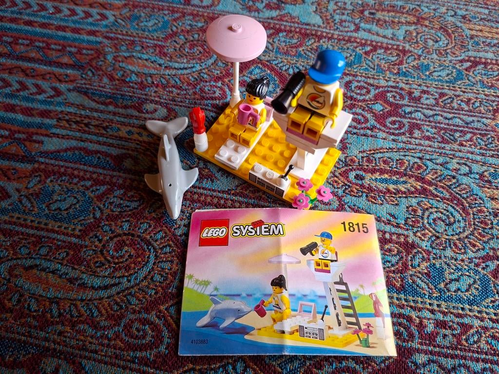 Lego Paradisa 1815: Strandwacht met dolfijn, Ophalen of Verzenden, Gebruikt, Complete set, Lego