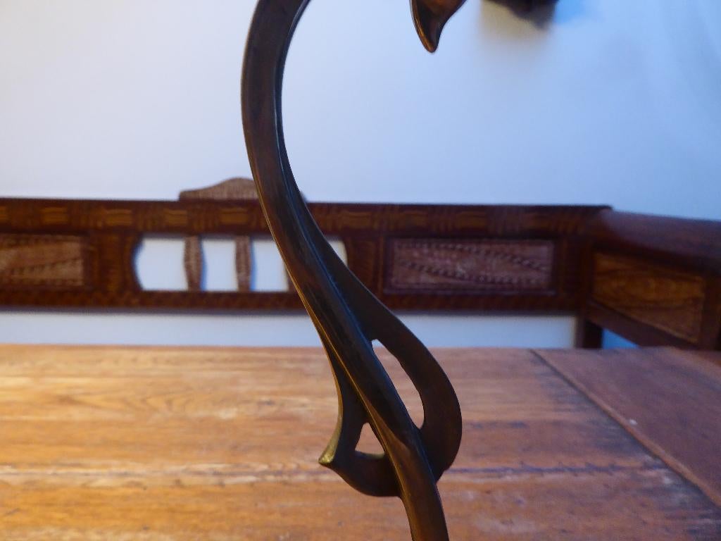 Messing art nouveau lamp, Antiek en Kunst, Antiek | Lampen, Ophalen of Verzenden