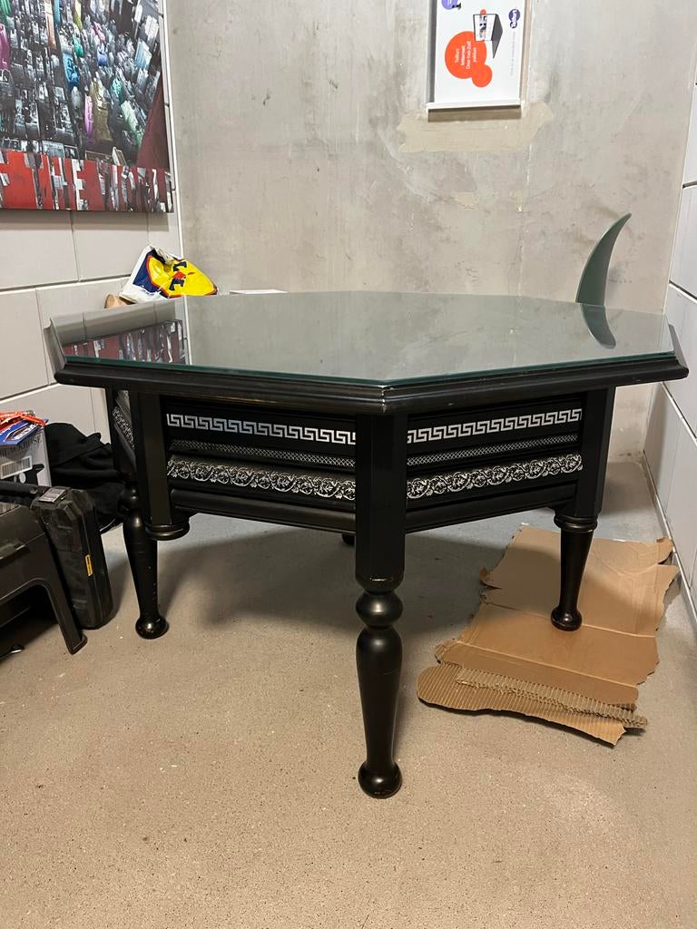 Sedari Tafel met spiegelblad, Ophalen, Zo goed als nieuw, 75 cm of meer, Overige vormen