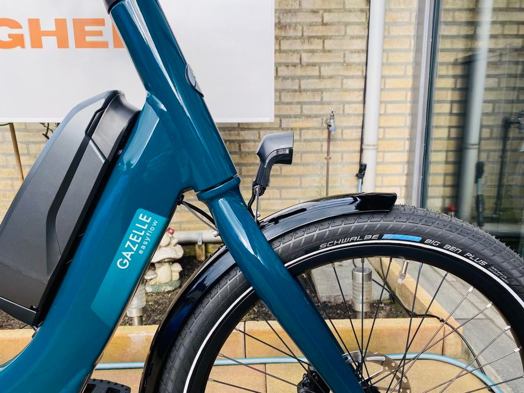 Gazelle Easyflow Middenmotor.L46.Totaal.Km2.Accu 418wh, Ophalen of Verzenden, Zo goed als nieuw, Minder dan 47 cm, 5467kc