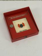 Retro oude vintage brandmelder schakelaar brandweer brand, Ophalen of Verzenden