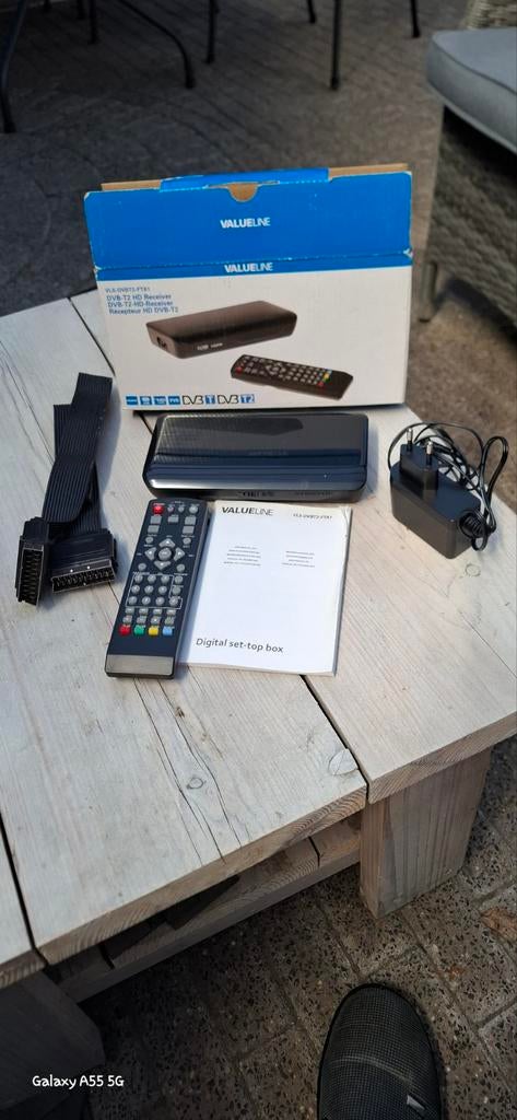 Valueline DVB T2 HD ontvanger - Digitale TV kijken, Ophalen, Gebruikt, Decoder