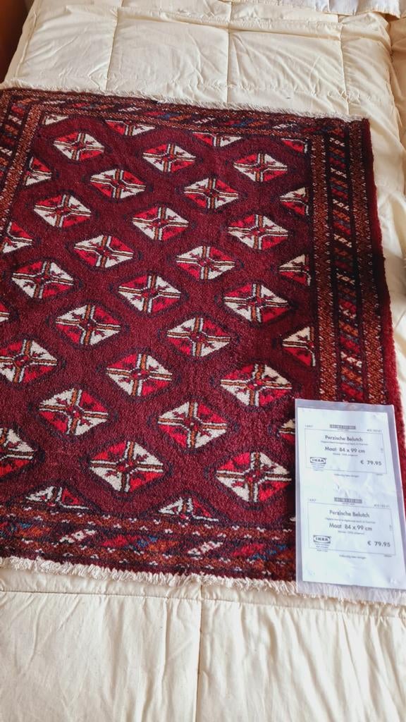 Perzisch tapijt 84 x 99 cm, Ophalen