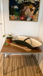 Houten plantenbak fruitmand brocante oogstmand, Ophalen, Gebruikt, Hout