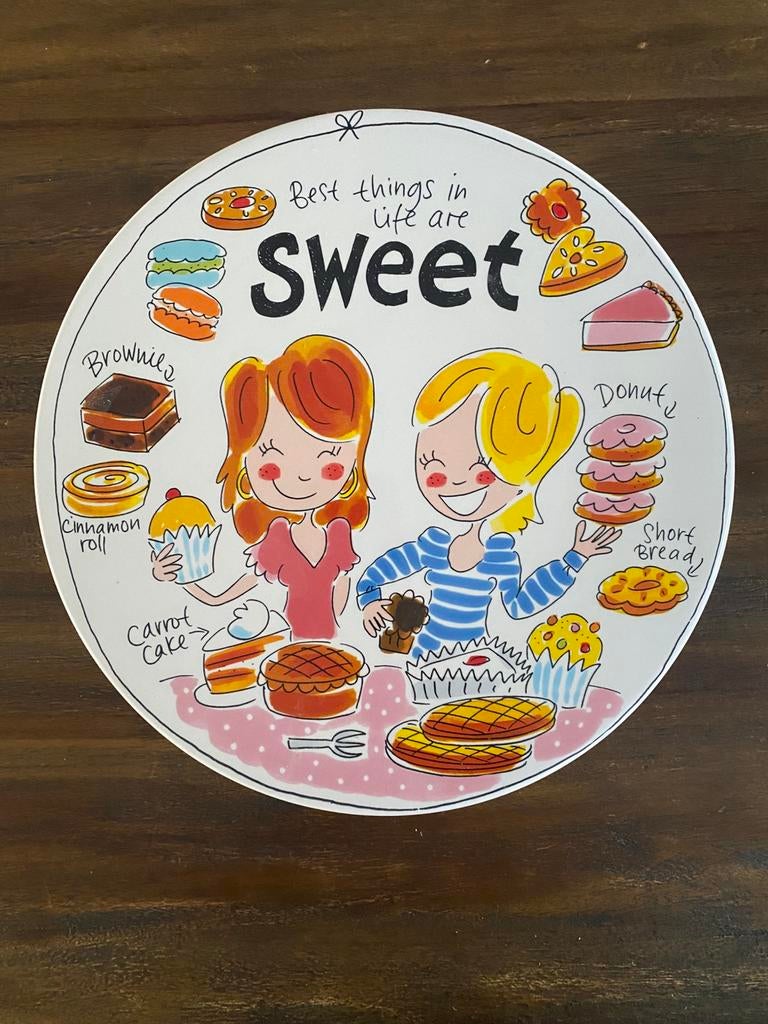 Taartplateau blond amsterdam, Ophalen, Zo goed als nieuw, Aardewerk, Blond Amsterdam