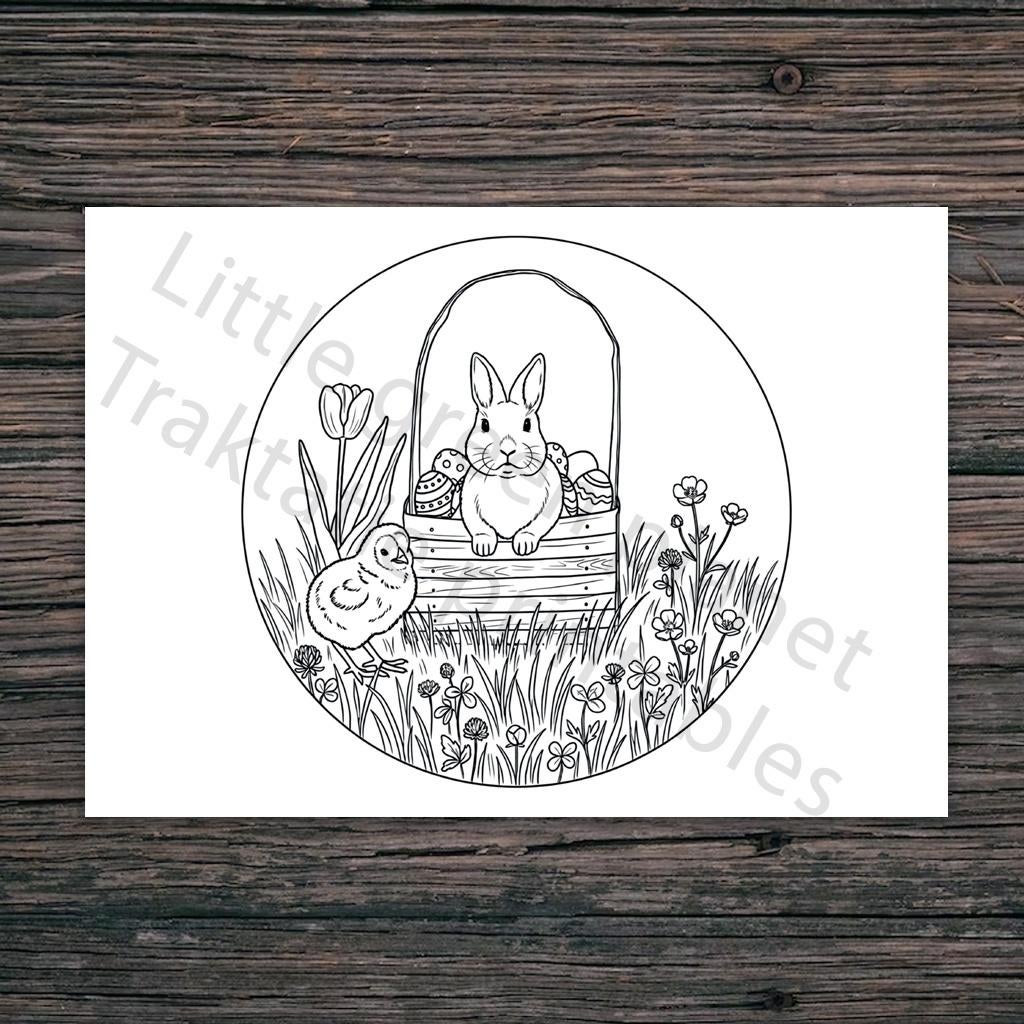 Kleurplaat Pasen – Printable, Kinderen en Baby's, Verzenden, Nieuw