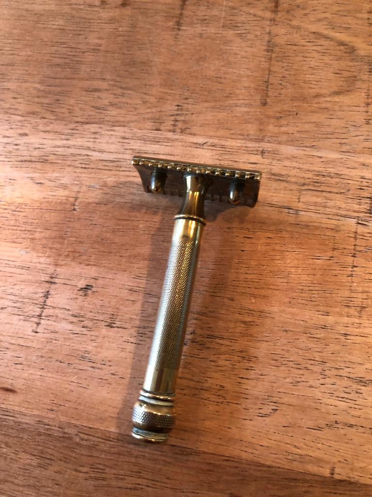 Antiek scheermes messing tussen 1905-1930, Ophalen of Verzenden