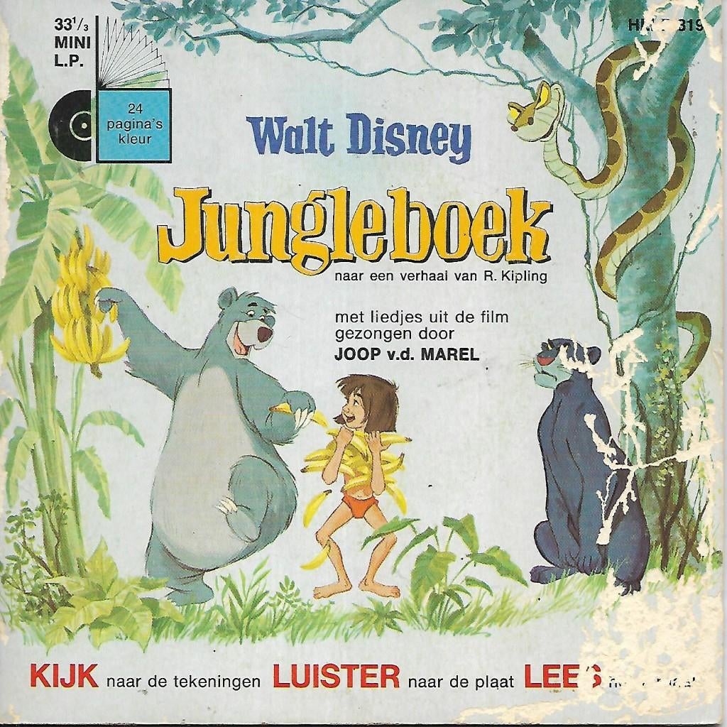 Walt Disney - Jungleboek, Ophalen of Verzenden, Gebruikt, Nederlandstalig, Single