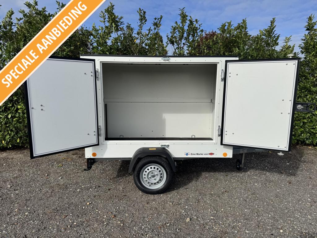 NIEUW Gesloten aanhangwagen Openslaande zijdeuren Marktwagen, Niet ingevuld, Nieuw, Niet ingevuld, Niet ingevuld