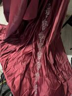 Prachtige bordeauxrode galajurk met kralen, Kleding | Dames, Gelegenheidskleding, Galajurk, Zo goed als nieuw, Rood, Ophalen