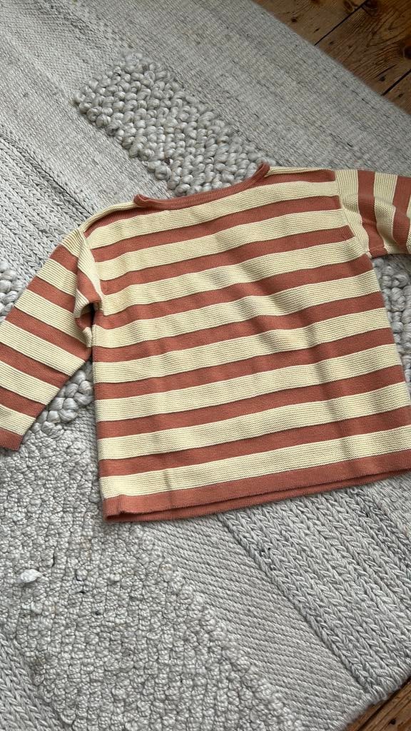 Prachtig katoen gebreide zomertrui Misha & Puff 2-3 jaar, Kinderen en Baby's, Kinderkleding | Maat 98, Zo goed als nieuw, Meisje