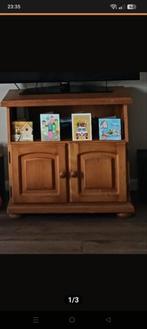 Houten televisiemeubel met deurtjes, Ophalen, Gebruikt, 25 tot 50 cm, Minder dan 100 cm