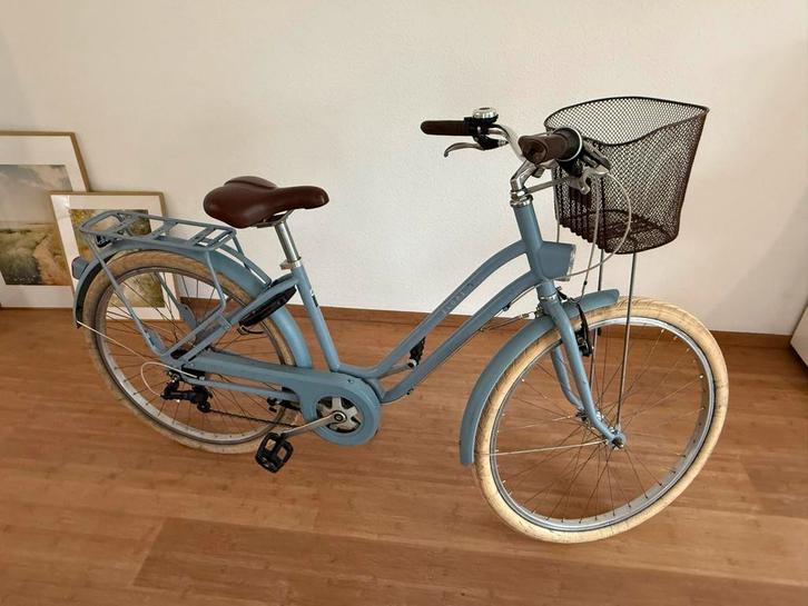 Elops Meisjesfiets - Decathlon, Fietsen en Brommers, Fietsen | Meisjes, Gebruikt, 26 inch of meer, Handrem, Ophalen