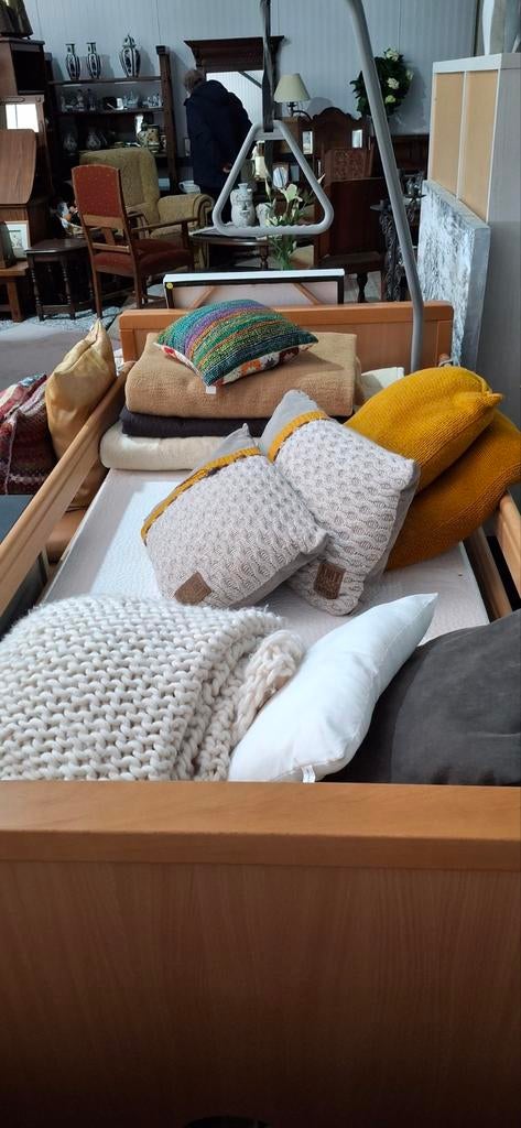 Casabed Ledikant hoog laag bed met papegaai, Ophalen, -, -, -