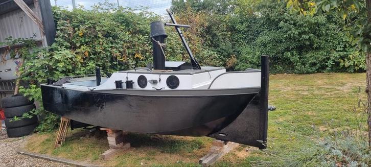 Sleepboot  duwboot, Watersport en Boten, Motorboten en Motorjachten, Polyester, 6 tot 9 meter, Diesel, 50 pk of meer, Ophalen