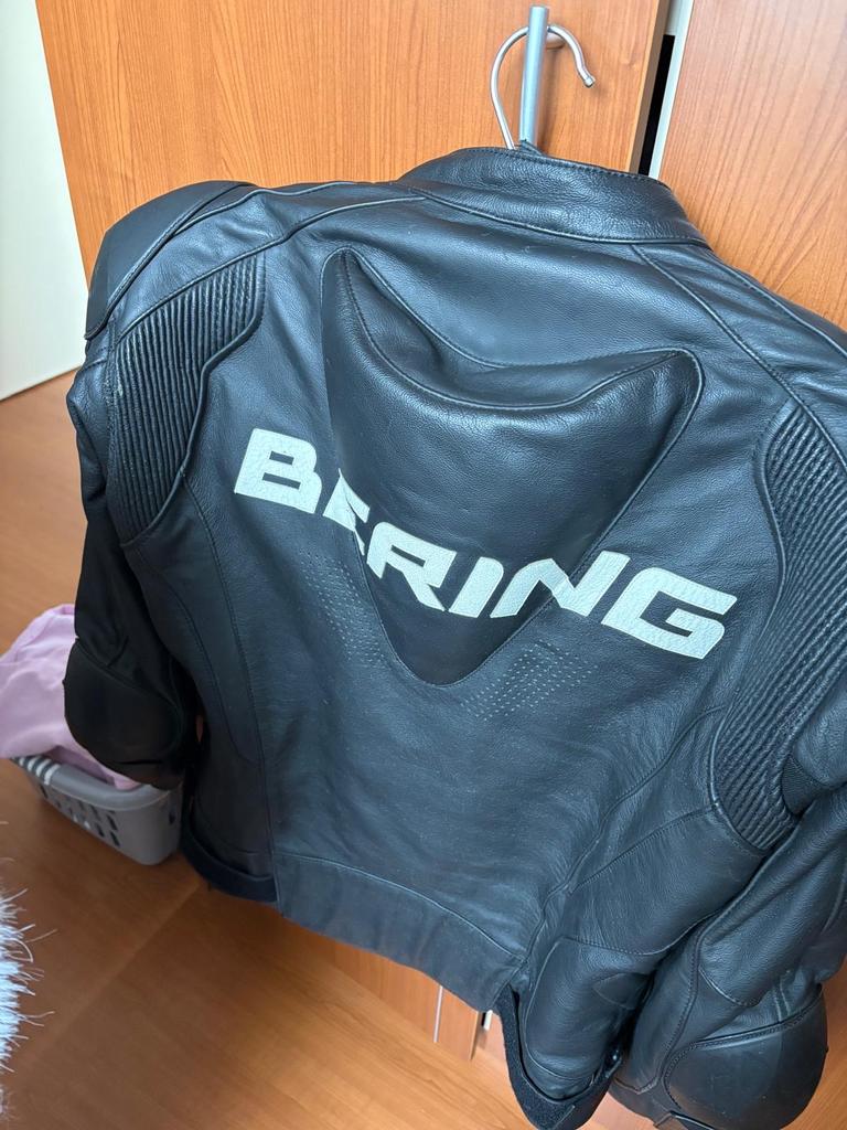 Bering 2-delig leren motorpak - Maat XL, Motoren, Kleding | Motorkleding, Ophalen of Verzenden, Tweedehands, Heren, Combipak