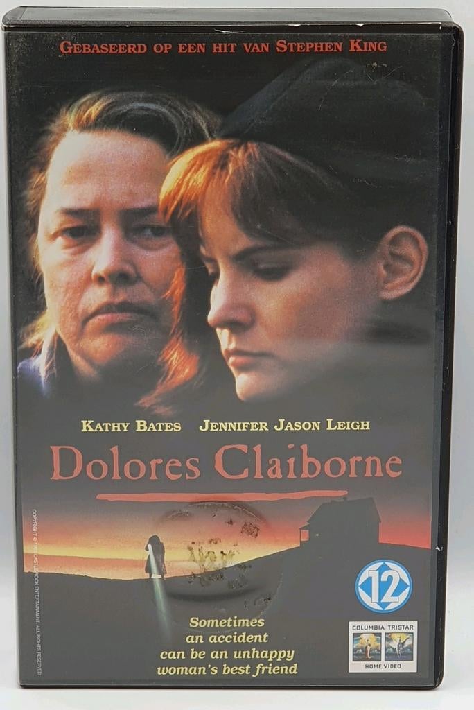 Te koop: Dolores Claiborne VHS - Stephen King Thriller, Vanaf 12 jaar, Ophalen of Verzenden, Gebruikt, Thrillers en Misdaad