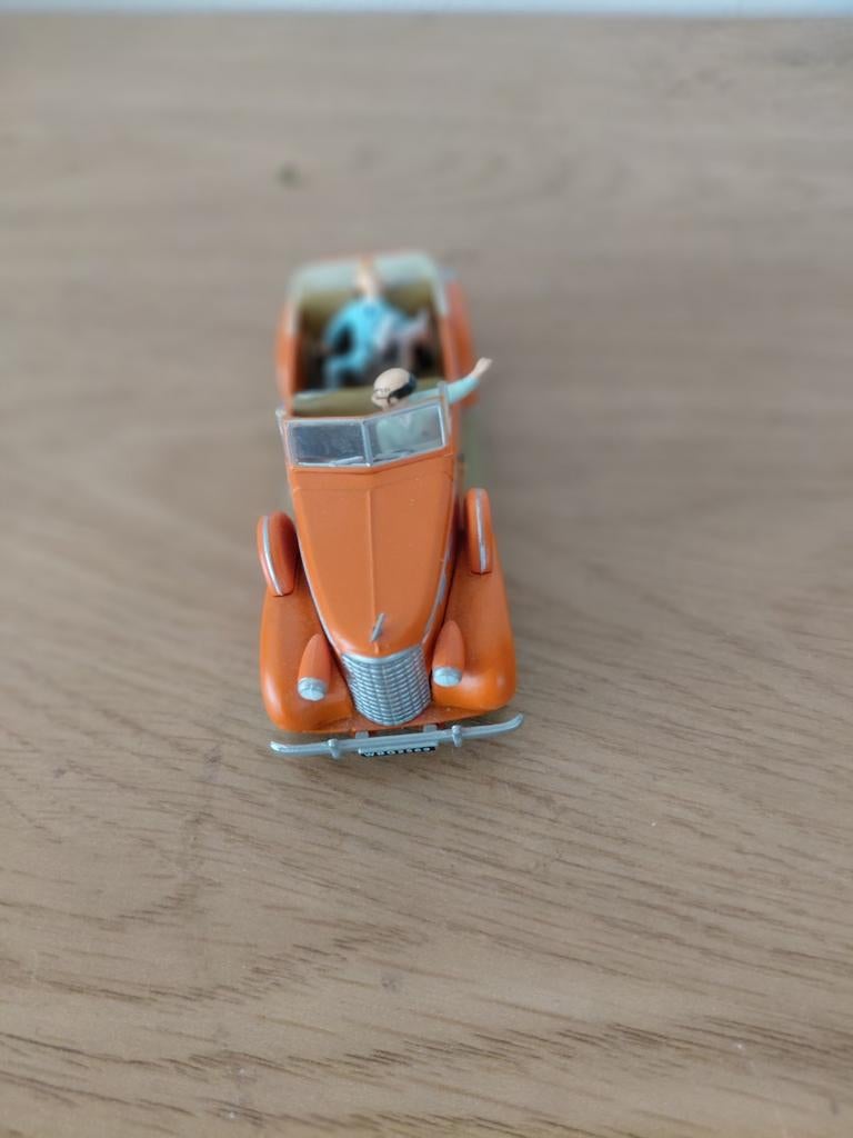 Kuifje auto uit de serie, metaal, Hergé 2002, Ophalen of Verzenden, Zo goed als nieuw