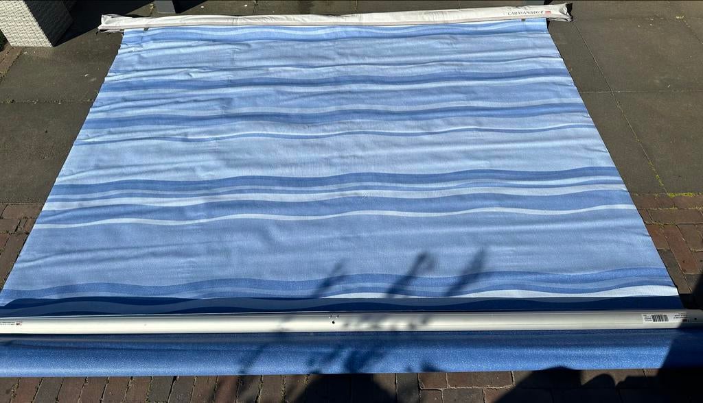 Fiamma Caravanstore 255 Blue Ocean luifel, Caravans en Kamperen, Ophalen of Verzenden, Gebruikt, Polyester, Fiamma