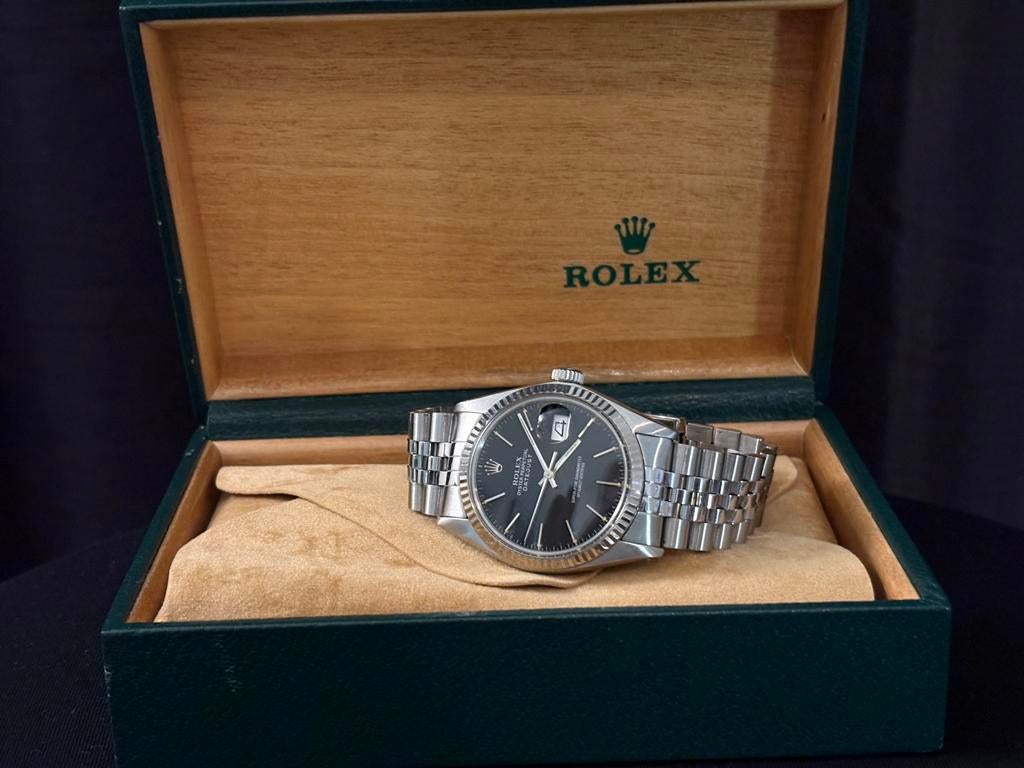 Rolex Datejust 16014 Cal 3035 quickset, Staal, Gebruikt, Rolex, Polshorloge