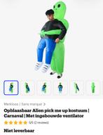 Opblaasbaar Alien Pick Me Up Kostuum - Carnaval/Feest, Ophalen, Zo goed als nieuw, Overige typen