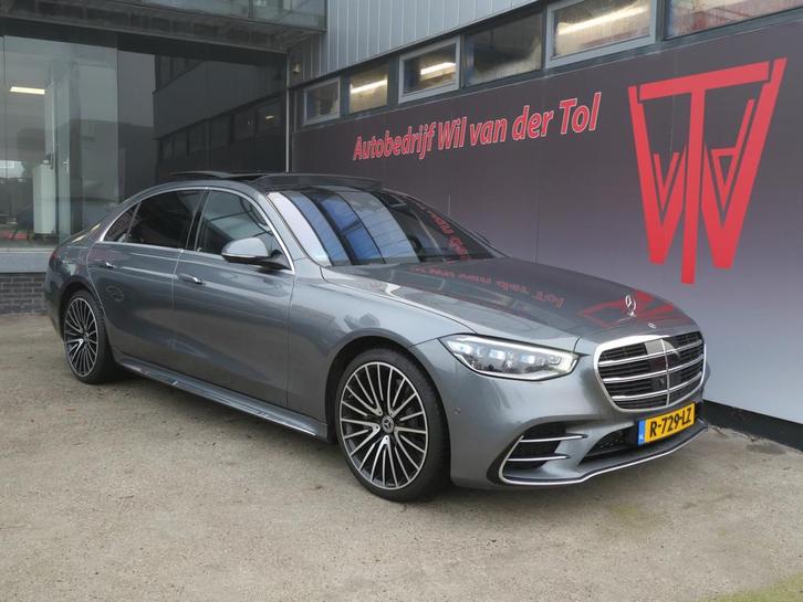 Mercedes-Benz S-Klasse 580 e LANG | AMG | PANO | SOFTCLOSE |, Auto's, Mercedes-Benz, Bedrijf, Te koop, S-Klasse, 360° camera, ABS