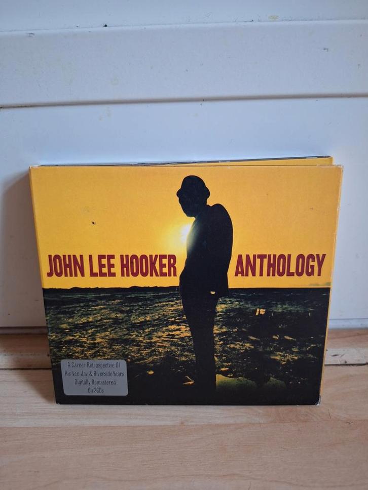 John Lee Hooker - Anthology (3CD Boxset), Cd's en Dvd's, Cd's | Jazz en Blues, Zo goed als nieuw, Blues, 1940 tot 1960, Boxset