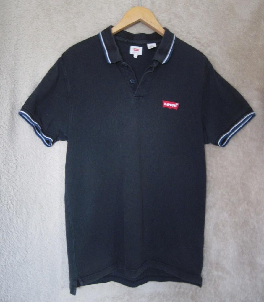 qbl  LEUKE HEREN POLOSHIRT van LEVIS Maat:M, Ophalen of Verzenden, Zo goed als nieuw, Maat 48/50 (M), Zwart