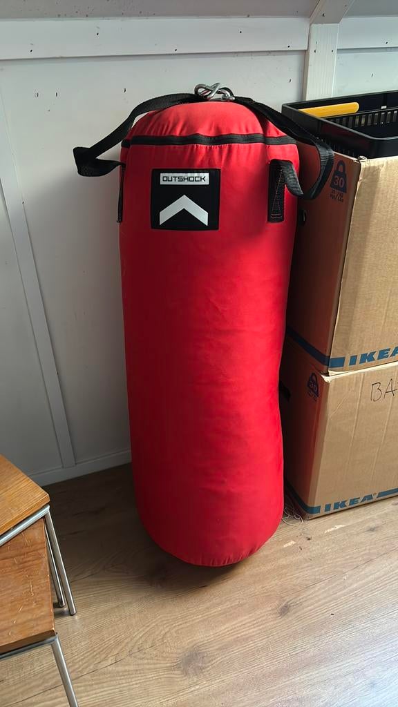 Bokszak inclusief handschoenen, Sport en Fitness, Boksen, Ophalen, Zo goed als nieuw, Bokszak