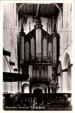Interieur Grote Kerk Naarden - 3 ansichtkaarten, Verzamelen, Ansichtkaarten | Nederland, Verzenden, 1940 tot 1960, Gelopen, Noord-Holland