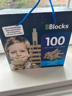 BBlocks Houten Bouwplankjes - 100 Stuks met Voorbeeldboekje, Ophalen of Verzenden, Gebruikt, Overige merken