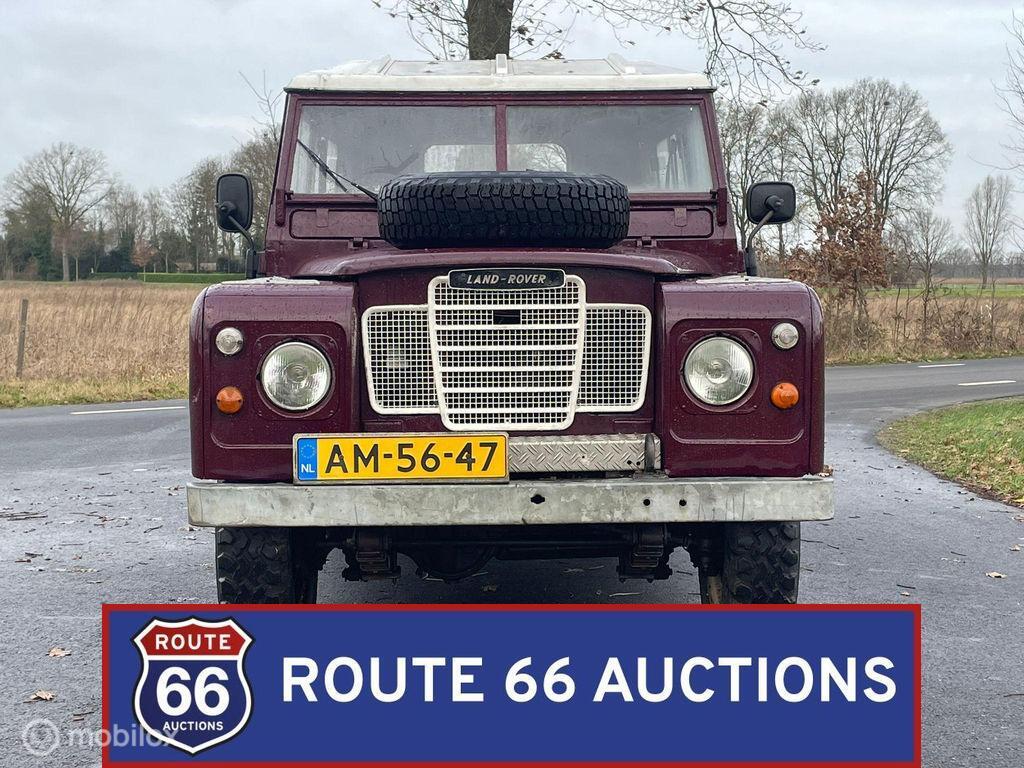 Land Rover Series III | 1972 | Route 66 Auctions, Auto's, Land Rover, Overige carrosserieën, Zwart, Bedrijf
