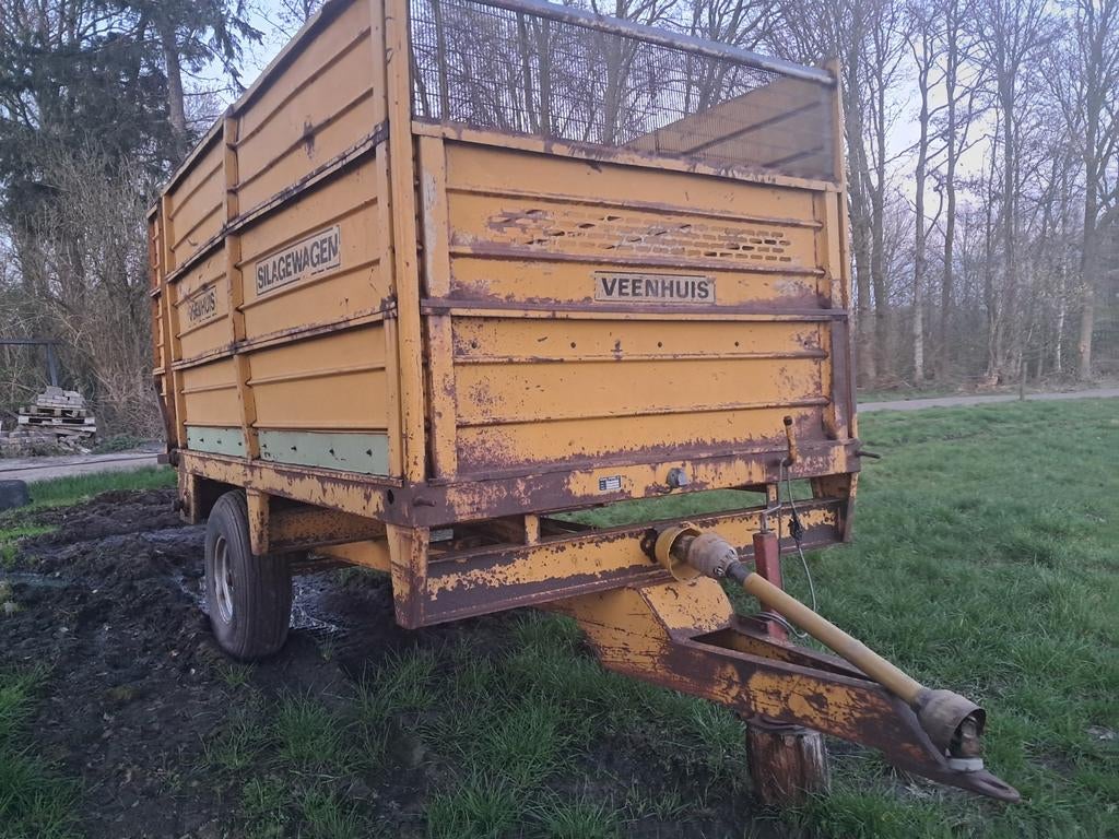 Veenhuis silage wagen claas volto 740 schudder met werk en, Zakelijke goederen, Agrarisch | Werktuigen, Ophalen, Weidebouw