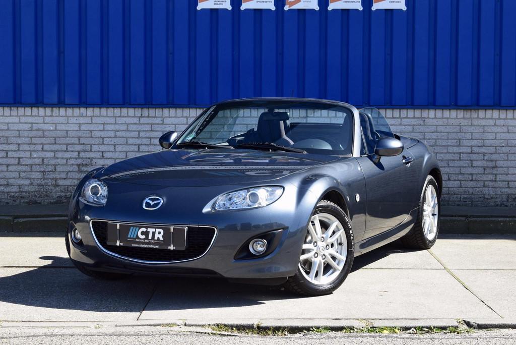 Mazda MX-5 1.8 TS+ Roadster Coupe, Auto's, Mazda, Achterwielaandrijving, Gebruikt, Zwart, 4 cilinders