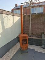 BonFeu buitenkachel met houtopslag, Ophalen, Gebruikt, Vuurton