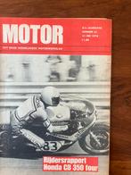 Weekblad Motor 1974 rijdersrapport honda cb350 four, Ophalen of Verzenden