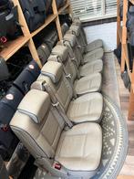 Diverse beige leren stoelen 3p gordel isofix zb camper bus, Caravans en Kamperen, Camper-accessoires, Ophalen of Verzenden