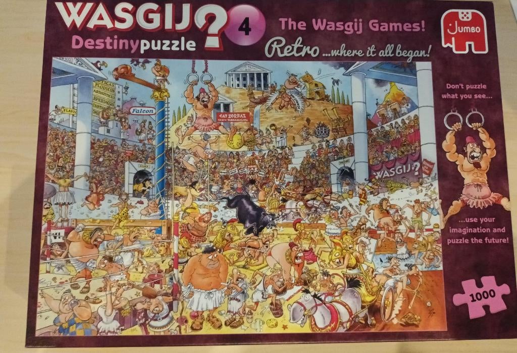 Puzzel Wasgij, de Wasgij Games, Ophalen of Verzenden, 500 t/m 1500 stukjes, Zo goed als nieuw, Legpuzzel