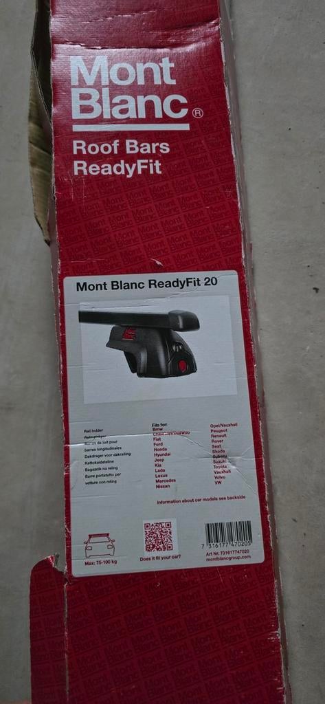 Mont Blanc ReadyFit 20 Dakdragers - Diverse Auto's, Ophalen, Gebruikt