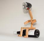 Tafellamp, Ophalen of Verzenden, Zo goed als nieuw, Hout, Minder dan 50 cm